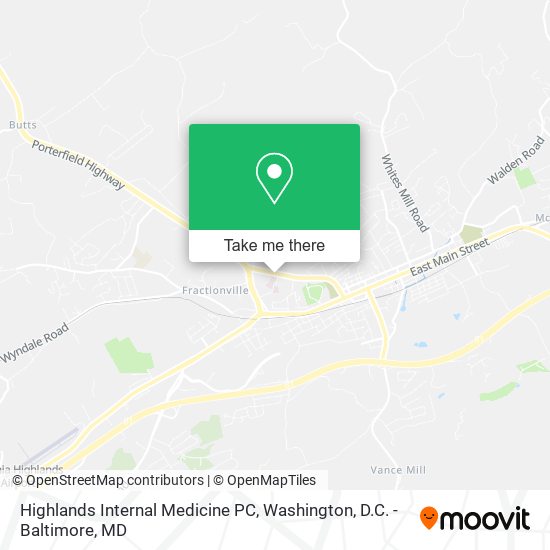 Highlands Internal Medicine PC map