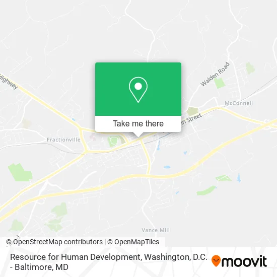 Mapa de Resource for Human Development