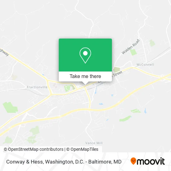 Conway & Hess map