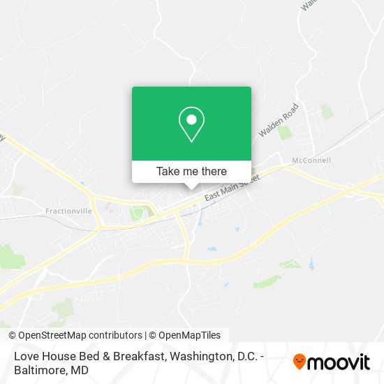 Love House Bed & Breakfast map