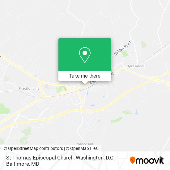 St Thomas Episcopal Church map