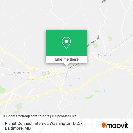 Planet Connect Internet map