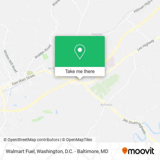 Walmart Fuel map
