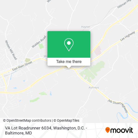 VA Lot Roadrunner 6034 map