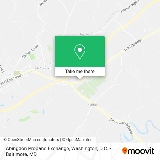 Abingdon Propane Exchange map
