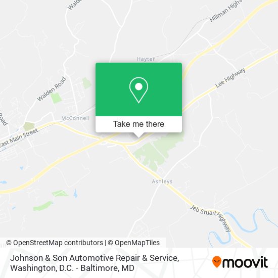 Mapa de Johnson & Son Automotive Repair & Service