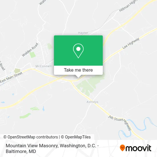 Mountain View Masonry map