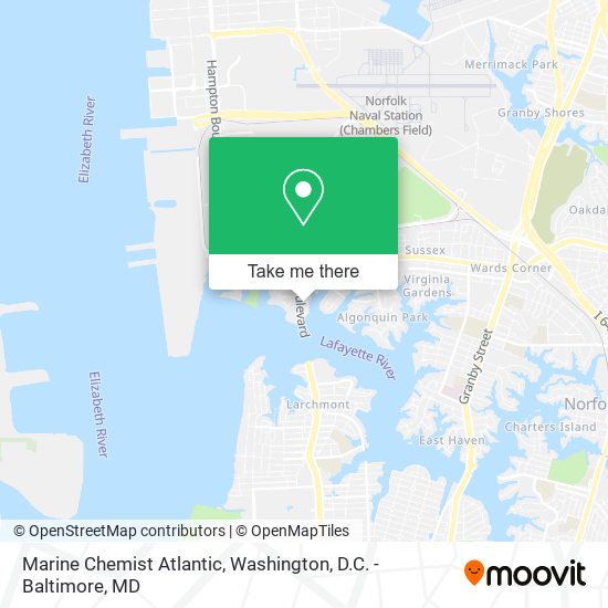 Marine Chemist Atlantic map