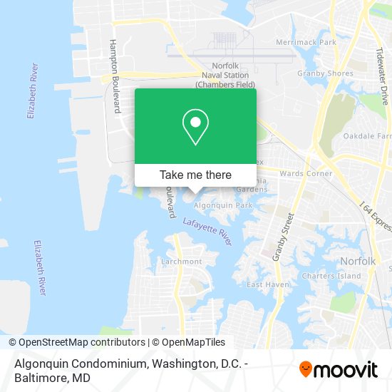 Mapa de Algonquin Condominium