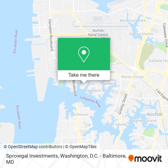 Sprowgal Investments map