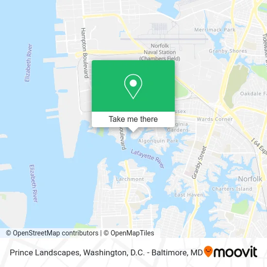 Prince Landscapes map