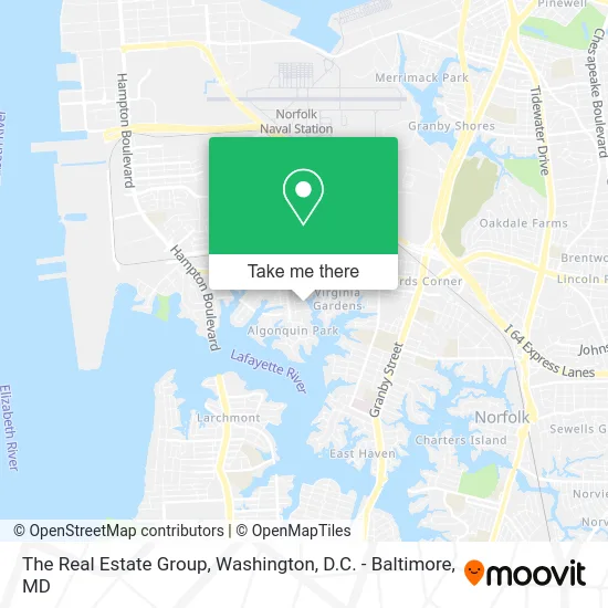 The Real Estate Group map