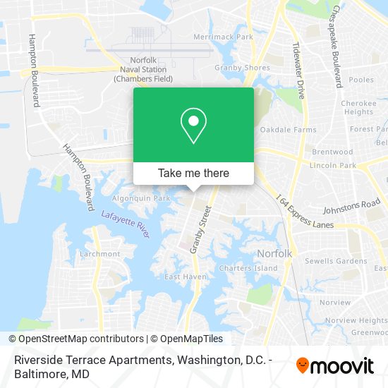 Riverside Terrace Apartments map