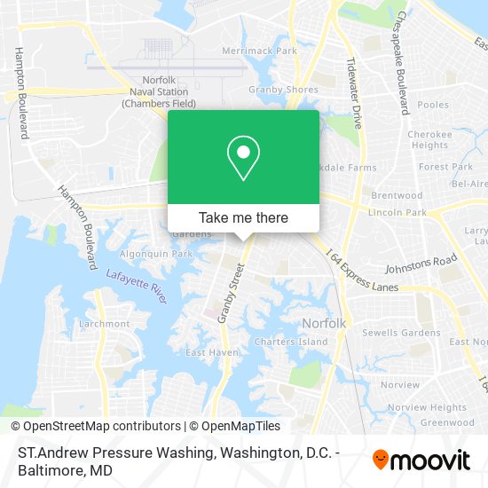 ST.Andrew Pressure Washing map