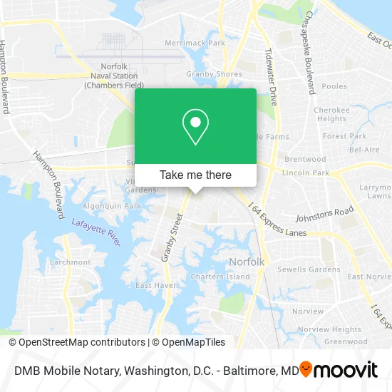 DMB Mobile Notary map
