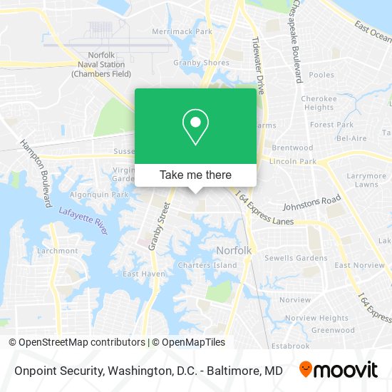 Mapa de Onpoint Security
