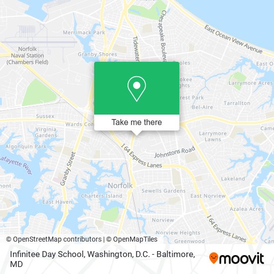 Mapa de Infinitee Day School