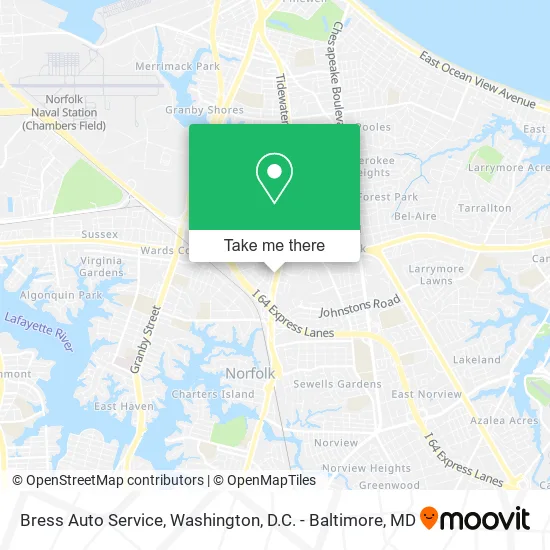 Bress Auto Service map