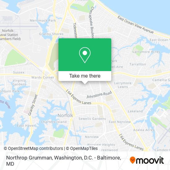 Northrop Grumman map