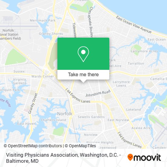 Visiting Physicians Association map