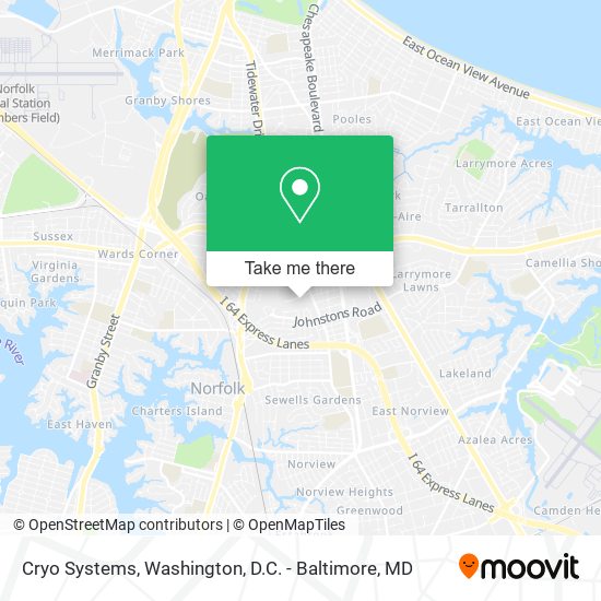 Cryo Systems map