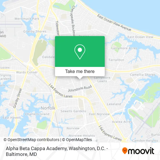 Mapa de Alpha Beta Cappa Academy