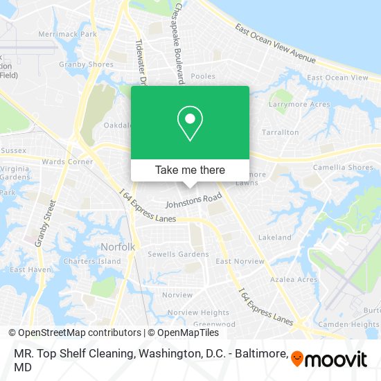 MR. Top Shelf Cleaning map
