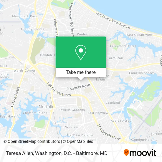Mapa de Teresa Allen