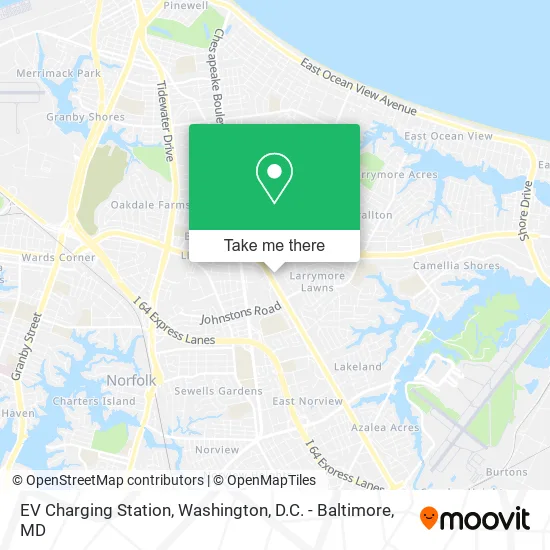 EV Charging Station map
