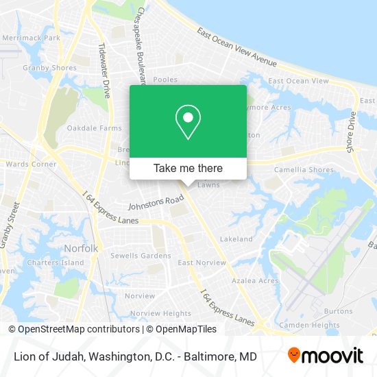 Lion of Judah map