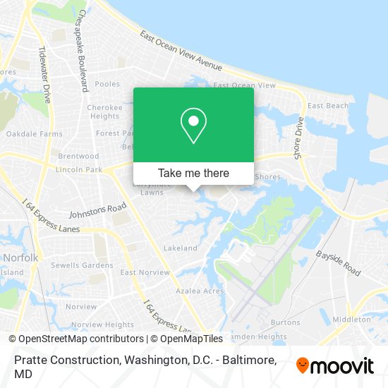 Mapa de Pratte Construction