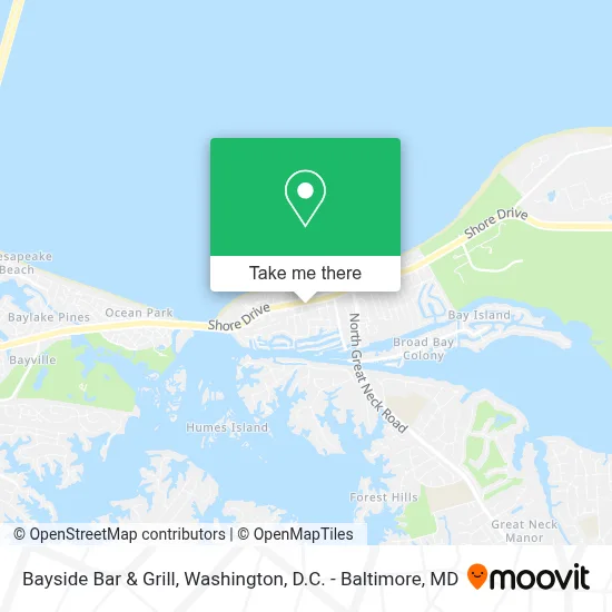 Bayside Bar & Grill map