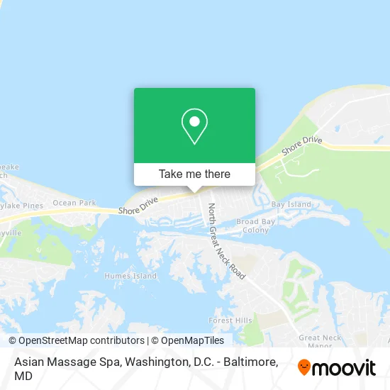 Mapa de Asian Massage Spa