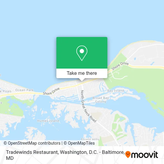 Tradewinds Restaurant map