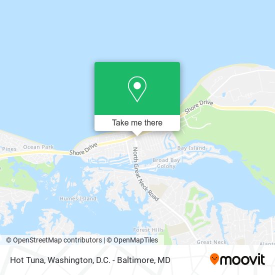 Hot Tuna map