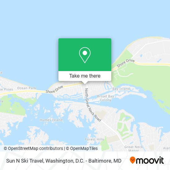 Sun N Ski Travel map