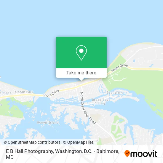 E B Hall Photography map