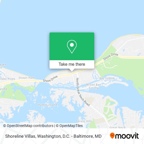 Mapa de Shoreline Villas