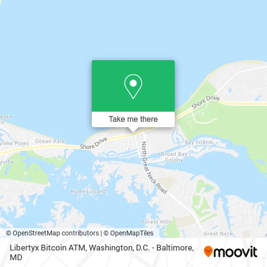 Mapa de Libertyx Bitcoin ATM