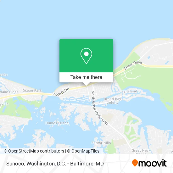 Mapa de Sunoco
