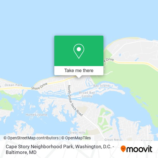 Mapa de Cape Story Neighborhood Park