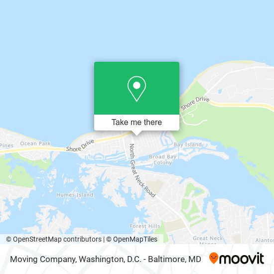 Moving Company map