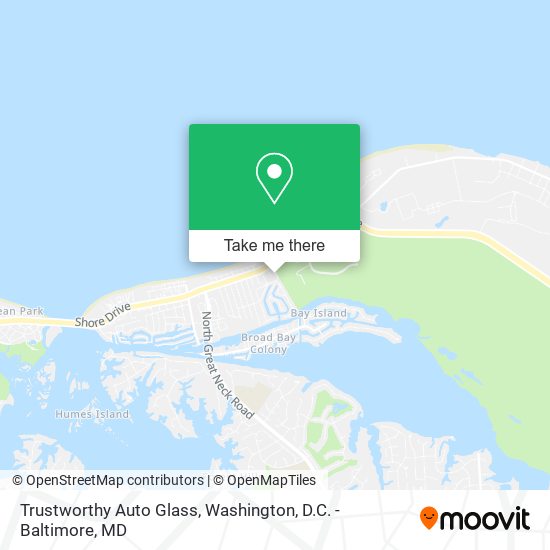 Mapa de Trustworthy Auto Glass