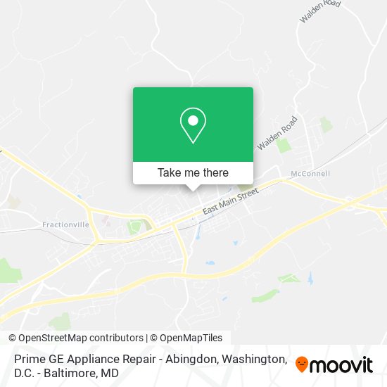 Prime GE Appliance Repair - Abingdon map