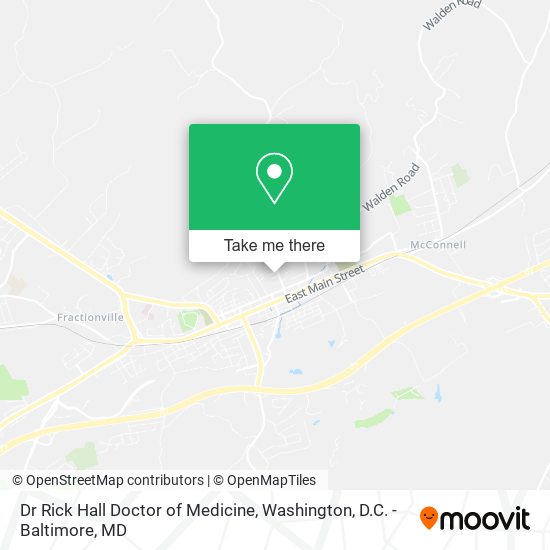 Mapa de Dr Rick Hall Doctor of Medicine