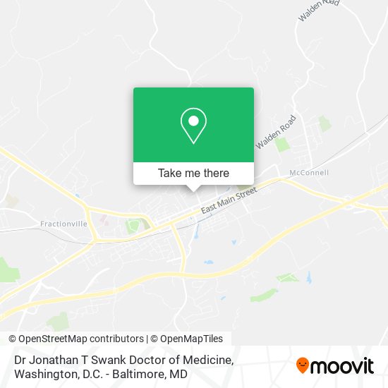 Dr Jonathan T Swank Doctor of Medicine map