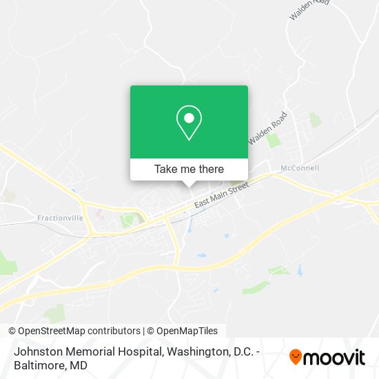 Johnston Memorial Hospital map