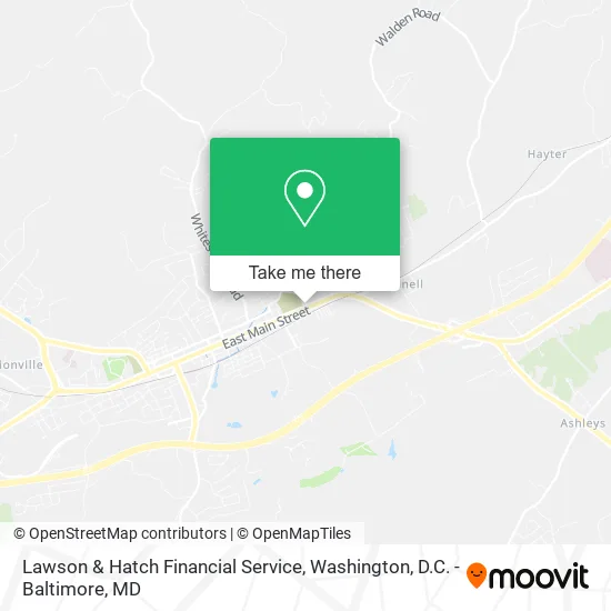 Lawson & Hatch Financial Service map