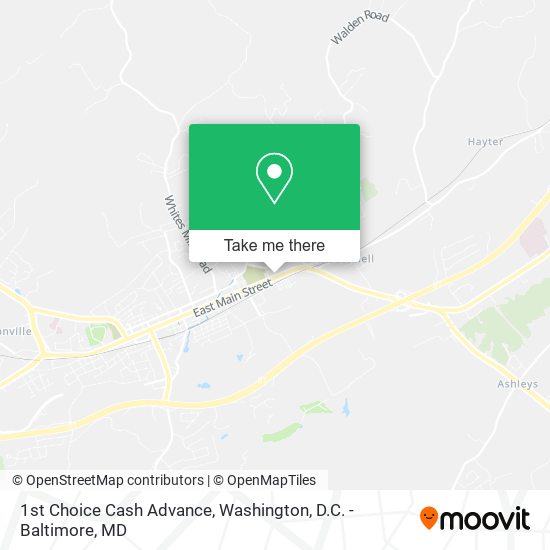 1st Choice Cash Advance map