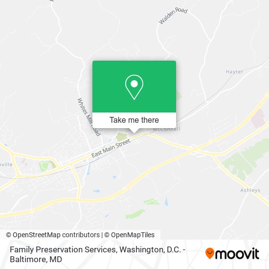 Family Preservation Services map